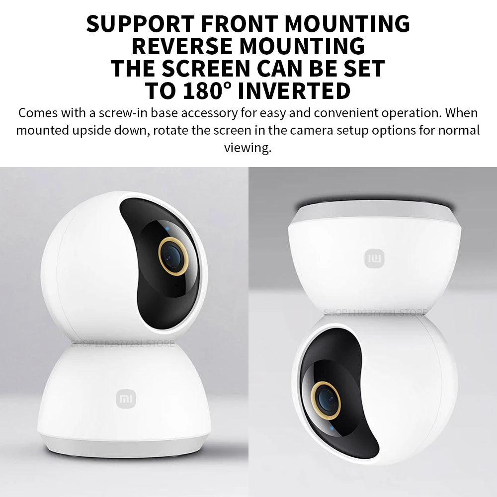 **MiGuard 360** – 2K Smart Home Security Camera with AI Detection and Night Vision