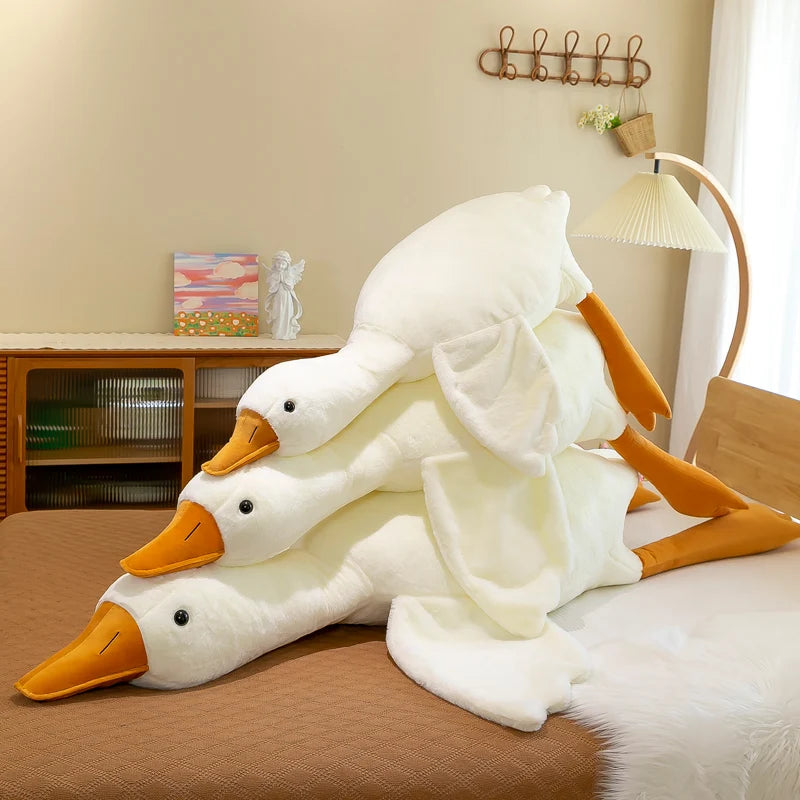 GooseCuddle – Giant White Goose Plush Pillow