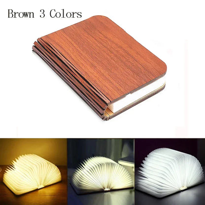 **LumiBook** – Creative 3D Folding Book Lamp with RGB