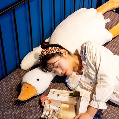 GooseHug– Giant White Goose Plush and Hugging Pillow