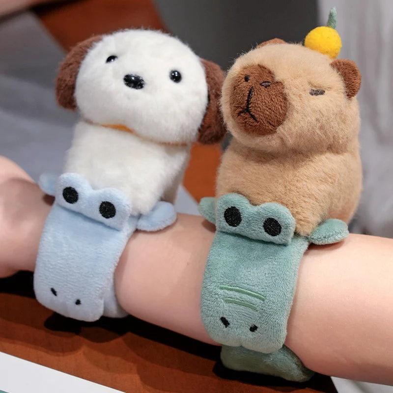 **PawSnap – Fun Animal Plush Wristband for Kids**