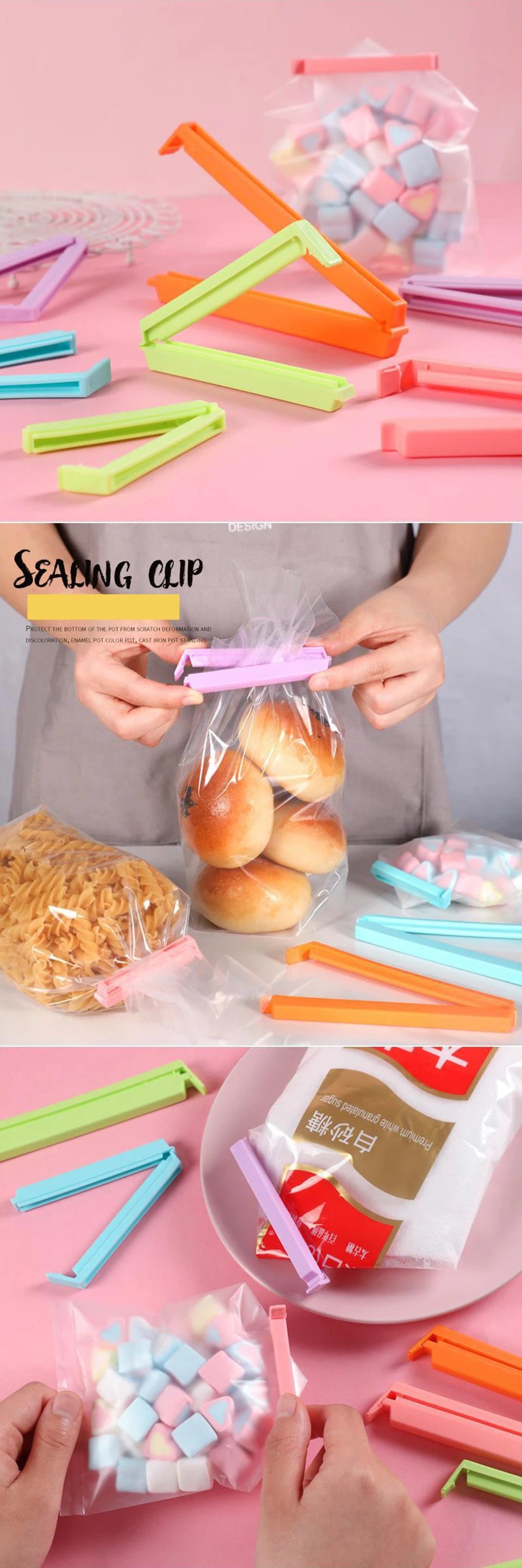 **FreshSeal** – 12pcs Sealing Clip Set for Food and Snacks