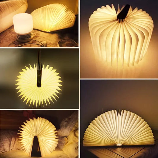 **LumiBook** – Creative 3D Folding Book Lamp with RGB