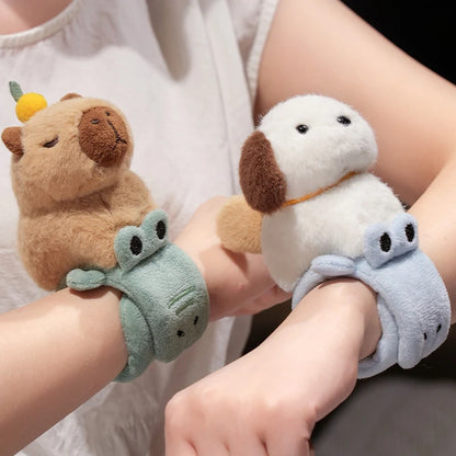 **PawSnap – Fun Animal Plush Wristband for Kids**