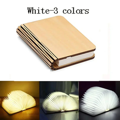 **LumiBook** – Creative 3D Folding Book Lamp with RGB