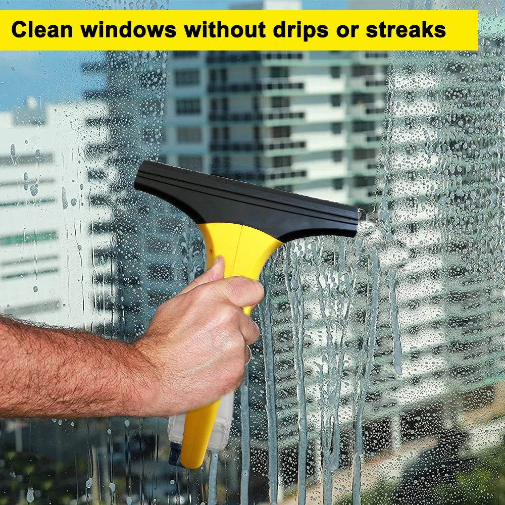 **ClearSwipe** – Cordless Rechargeable Automatic Window Vacuum Squeegee