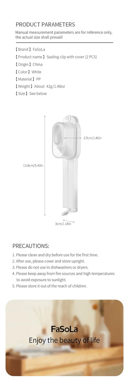 **SealMaster** – Multi-purpose Sealing Clip for Food and Seasonings