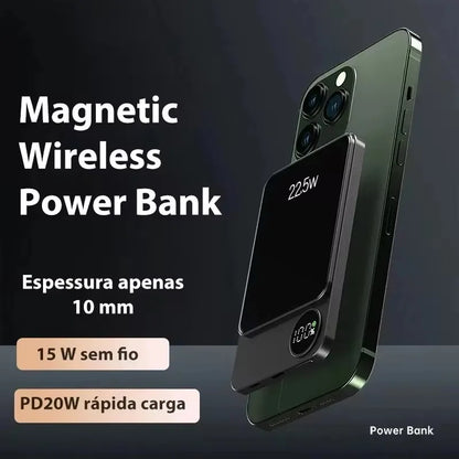 **MagPower** – 100000mAh Wireless Magnetic Power Bank for Smartphones