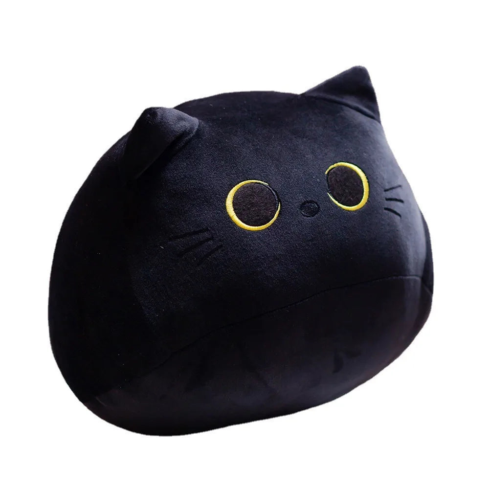 CuddleCat – Black Cat Plush Doll and Pillow