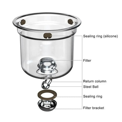 **MagnaBrew** – Teapot with Magnetic Switch and Tea Separation Filter