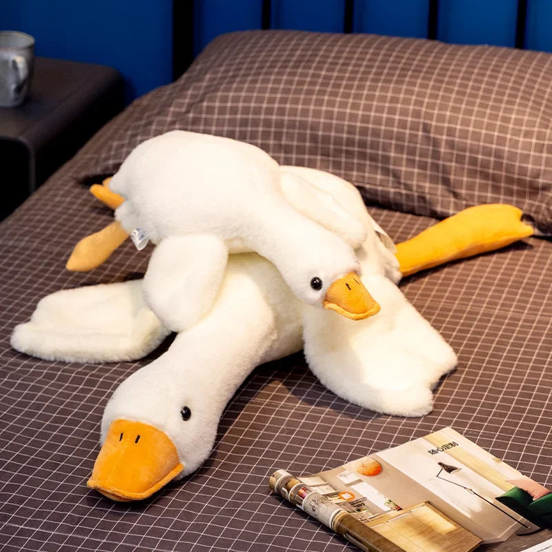 GooseHug– Giant White Goose Plush and Hugging Pillow