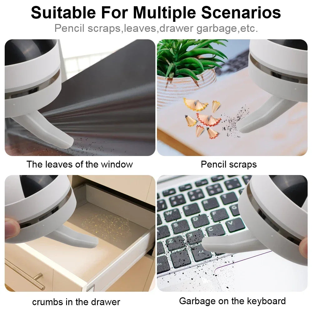 **DustBuster Mini** – Portable USB Handheld Vacuum Cleaner for Desk and Table