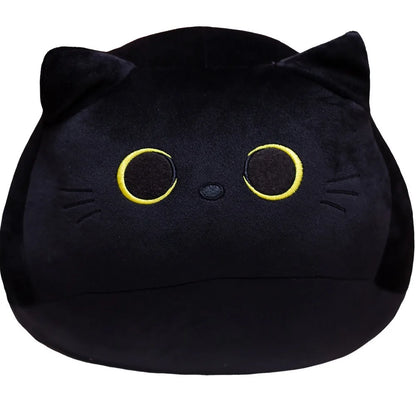 CuddleCat – Black Cat Plush Doll and Pillow