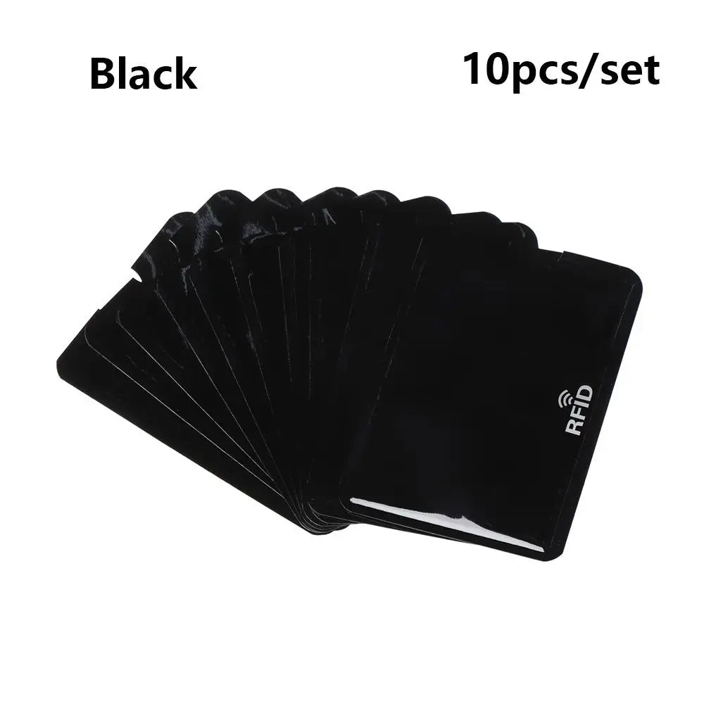 **SecureCard** – 10PCS RFID Anti-Theft Credit Card Protector Sleeves