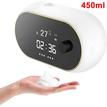 **FoamWave** – Automatic Soap Dispenser with Smart Sensor and Rechargeable Feature