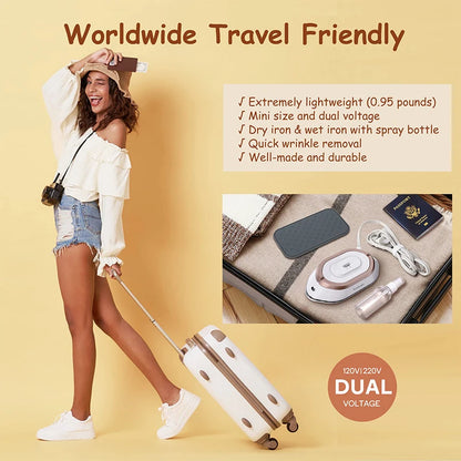 **IronGo – Portable Mini Travel Electric Iron**