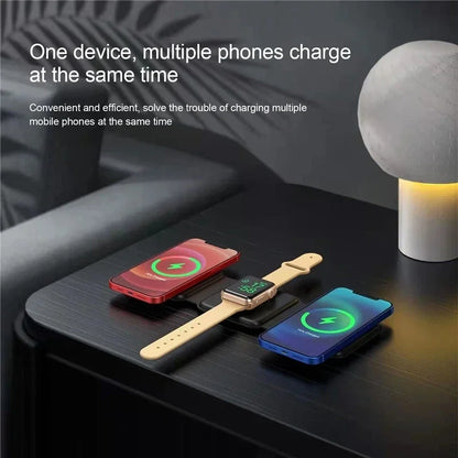 TriCharge Pro - Wireless Charging Station