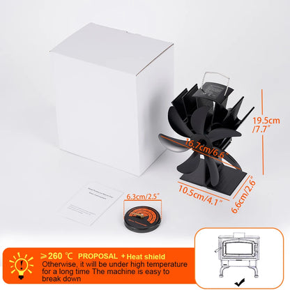 **Efficient Heat Circulation: The Ultimate Self-Powered Stove Fan**