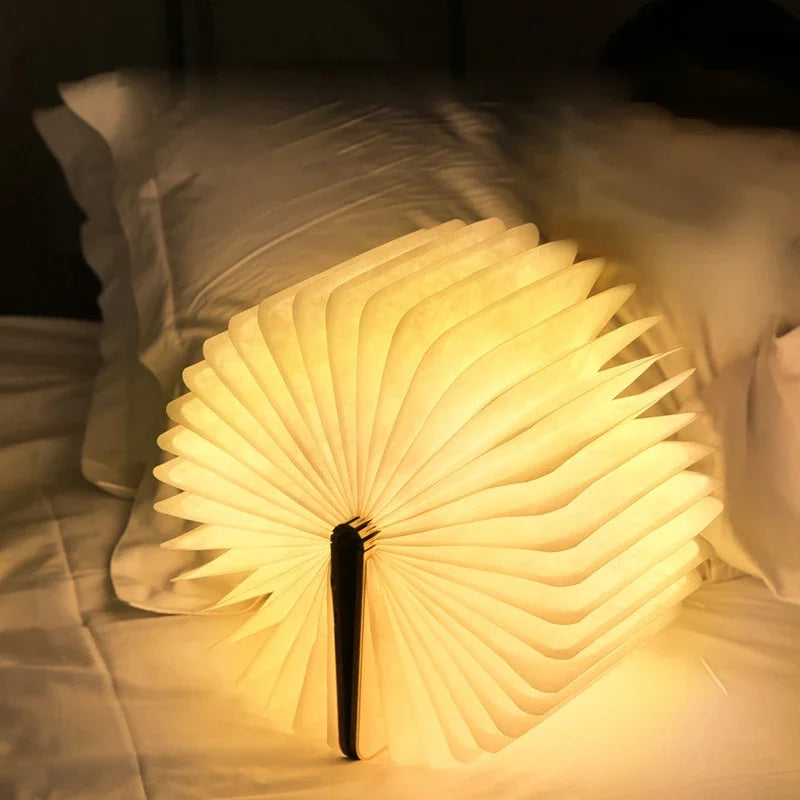 **LumiBook** – Creative 3D Folding Book Lamp with RGB