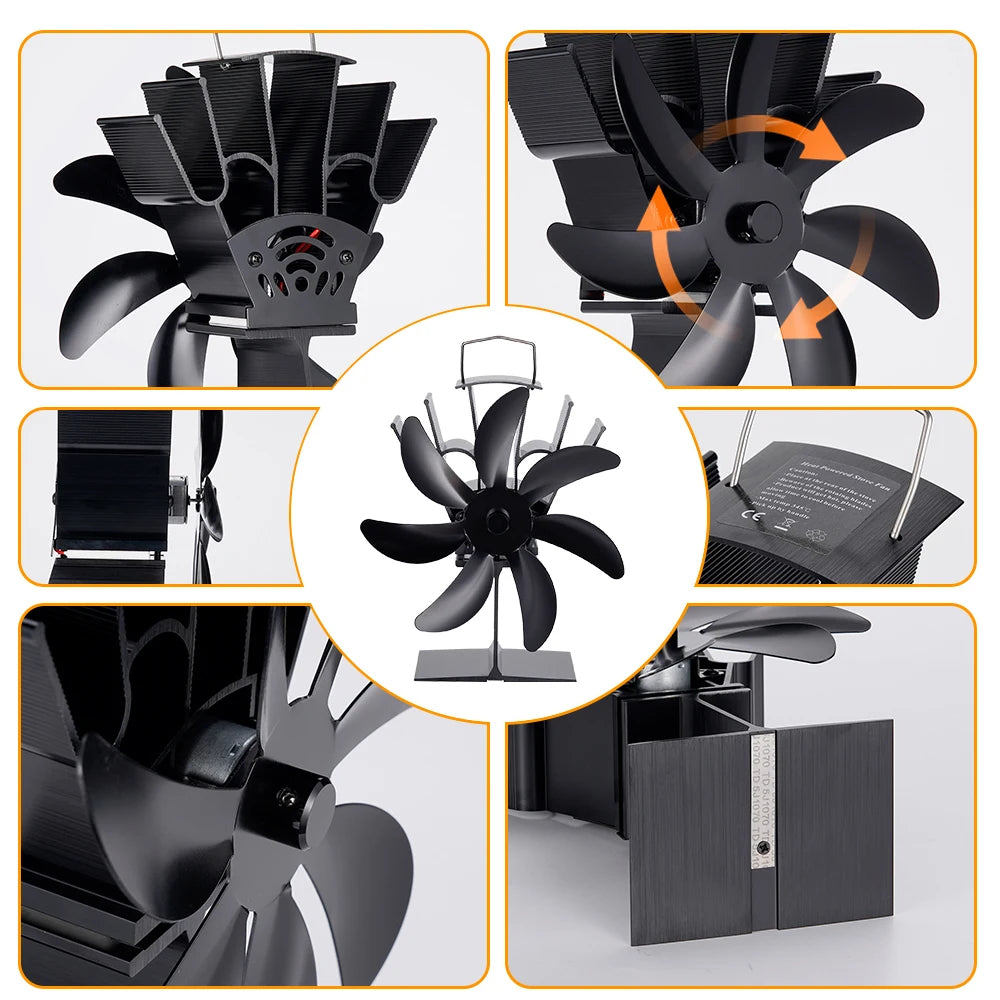 **Efficient Heat Circulation: The Ultimate Self-Powered Stove Fan**