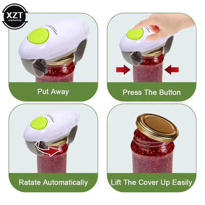 **AutoPop** – Portable Automatic Electric Can Opener for Kitchen