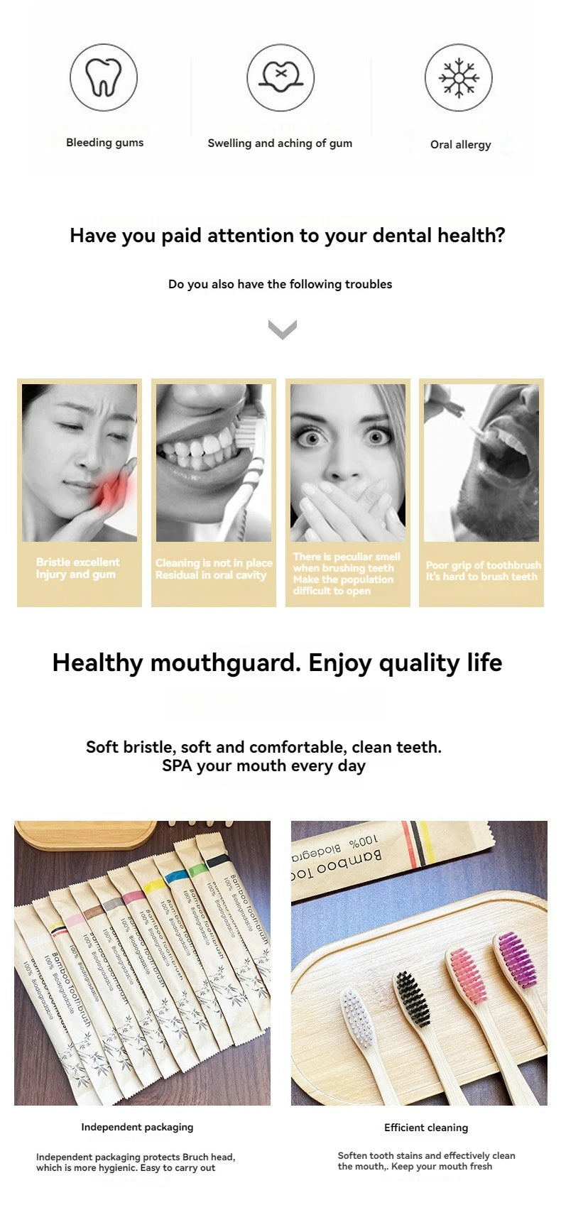 Bamboo Biodegradable Toothbrush