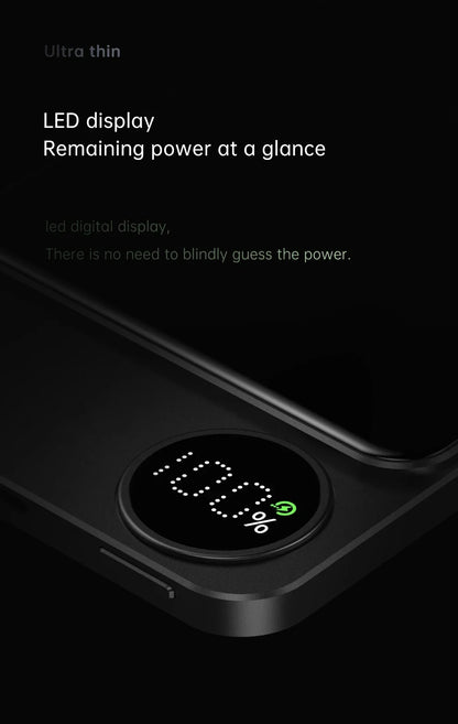 **MagPower** – 100000mAh Wireless Magnetic Power Bank for Smartphones