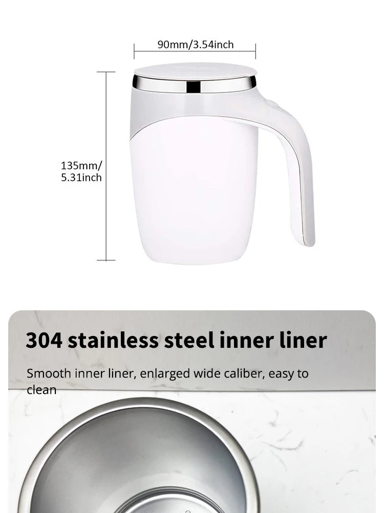 Automatic Stirring Cup Mug Rechargeable