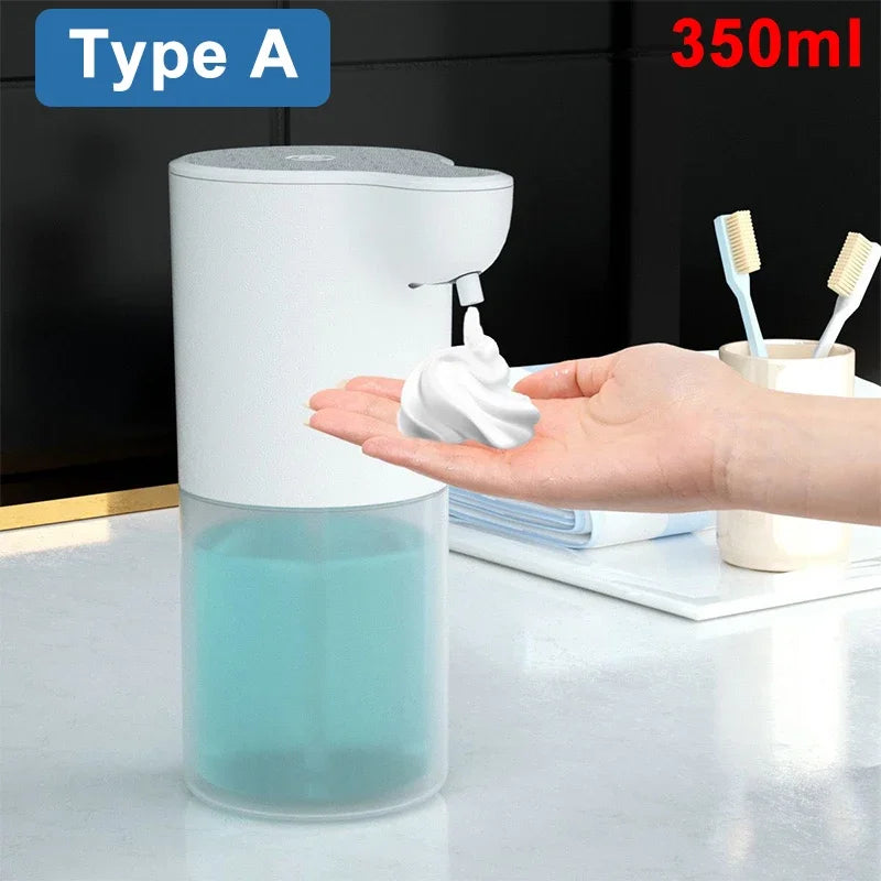 **FoamWave** – Automatic Soap Dispenser with Smart Sensor and Rechargeable Feature