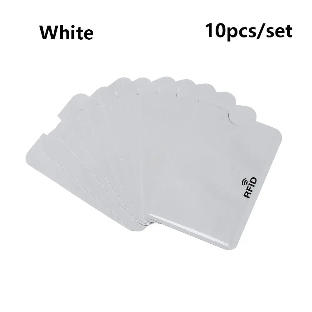 **SecureCard** – 10PCS RFID Anti-Theft Credit Card Protector Sleeves