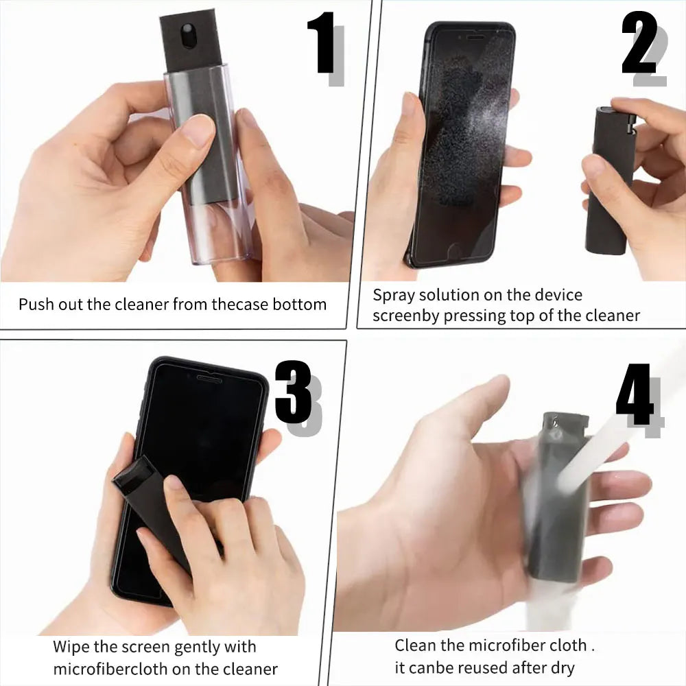 **ClearScreen Duo** – 2-in-1 Phone and Computer Screen Cleaner