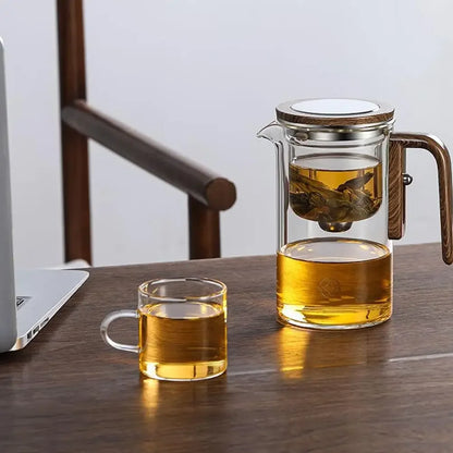 **MagnaBrew** – Teapot with Magnetic Switch and Tea Separation Filter