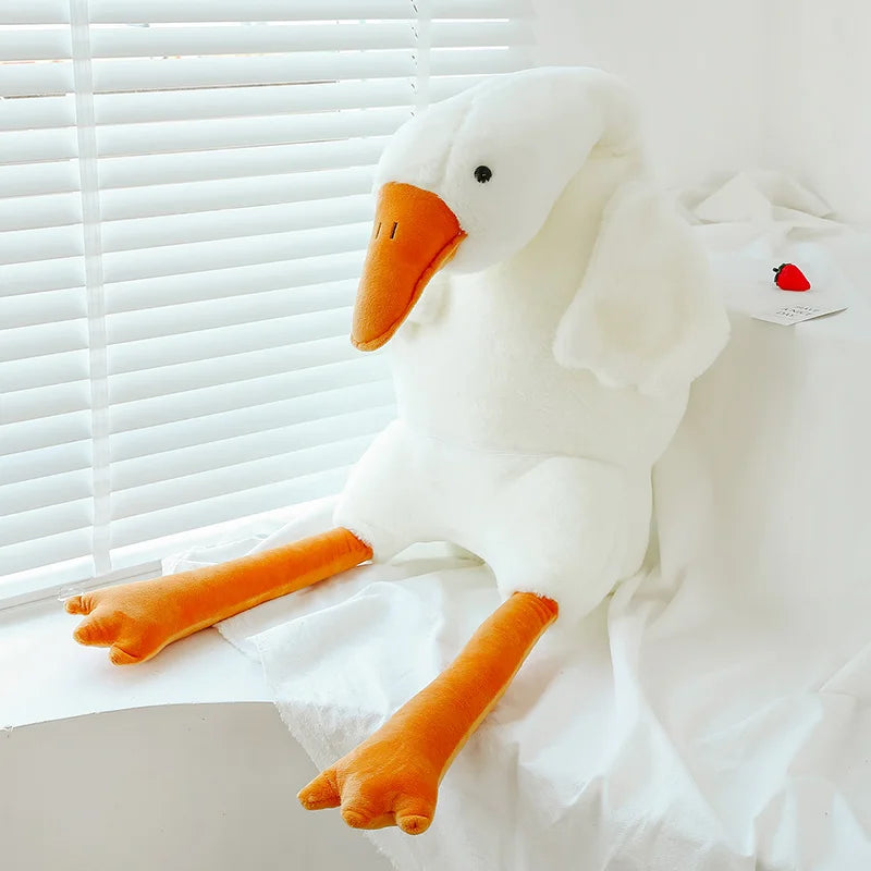 GooseCuddle – Giant White Goose Plush Pillow