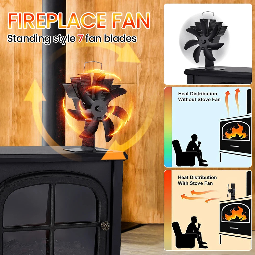 **Efficient Heat Circulation: The Ultimate Self-Powered Stove Fan**