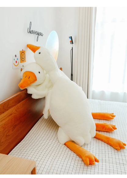 GooseCuddle – Giant White Goose Plush Pillow