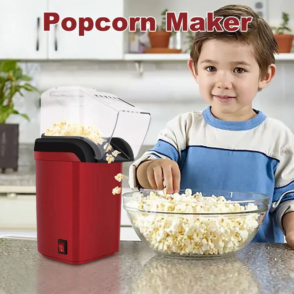 **PopMaster** – Mini Electric Automatic Popcorn Machine for Home Kitchen